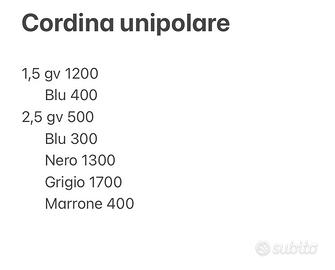 Cordina unipolare