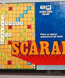 Scarabeo, gioco da tavolo vintage 