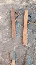 2 grandi pialle da falegname in legno