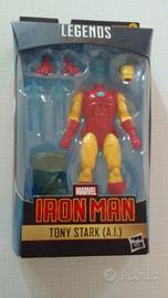 Marvel Legends Iron Man Tony Stark A.I. con BAF