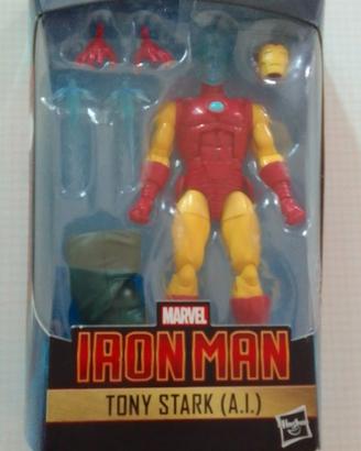 Marvel Legends Iron Man Tony Stark A.I. con BAF