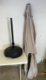 Ombrellone da giardino con base