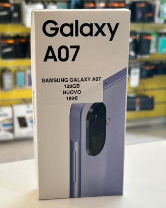 SAMSUNG GALAXY A07 128GB PURPLE - NUOVO GARANTITO