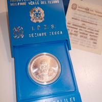 500 Lire argento Galileo Galilei 1982