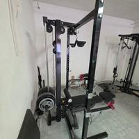 Powertec Half Rack + Lat Tower – rack home gym