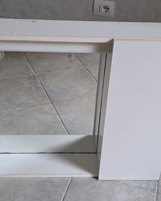 Mobiletto bagno con specchio