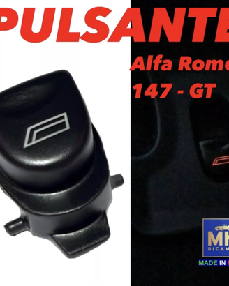 PULSANTE ALZAVETRO ALFA ROMEO 147 PER PULSANTIERA