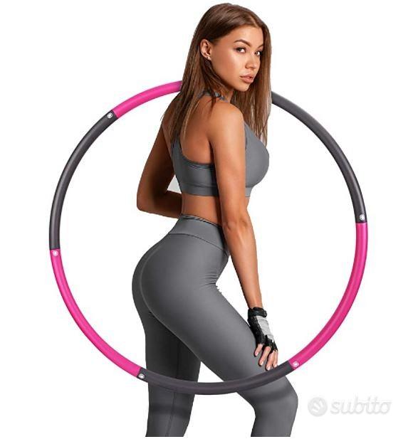 Hula Hoop Regolabile Per Adulti - Vita 55-125cm, Con Palla Di Gravità, Per Dimagrimento E Fitness - Foto 14