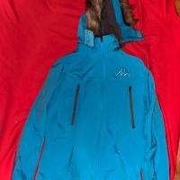 giacca tecnica a vento e sport con cappuccio