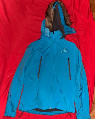 giacca tecnica a vento e sport con cappuccio