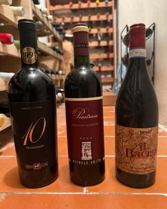 Lotto vino rosso Italia