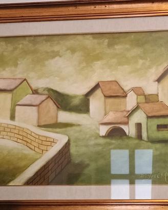 🖼️ QUADRO ORIGINALE OLIO SU TELA 60×50 cm –