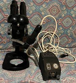 MICROSCOPIO BINOCULARE VINTAGE JENA 1940