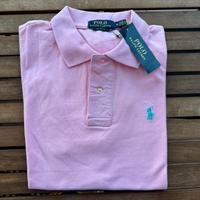 Polo Ralph Lauren rosa con busta e cartellino