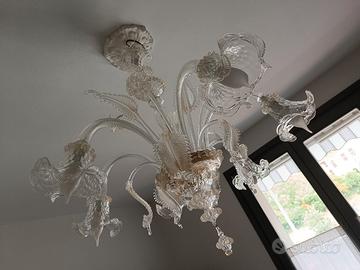 lampadario vetro di murano