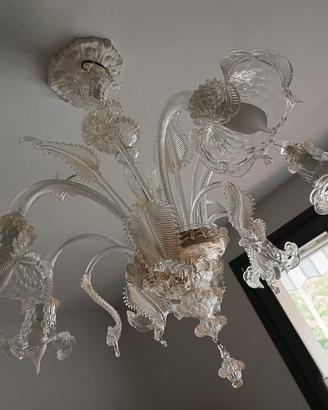 lampadario vetro di murano