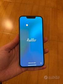 iPhone 14, 128 giga blu