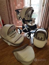 Trio passeggino Baby Merc Faster 2 +  accessori