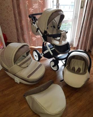 Trio passeggino Baby Merc Faster 2 +  accessori