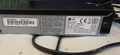 Lettore DVD LG DV672H nero come nuovo