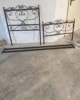 Letto singolo in ferro 