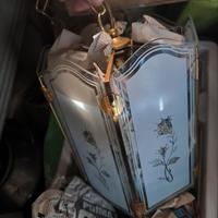 Lampadario di vetro elegante 