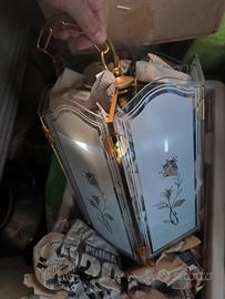 Lampadario di vetro elegante 