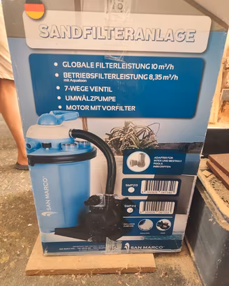 Pompa filtro San Marco per piscina – SMP212