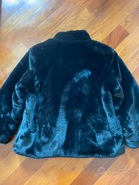 Ecopelliccia nera IDEAPIU Made in Italy