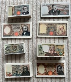 Fiches da gioco in plastica rigida - vecchie lire