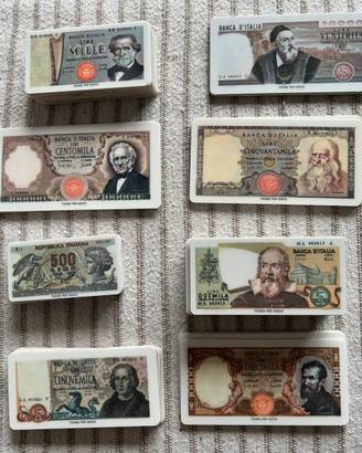 Fiches da gioco in plastica rigida - vecchie lire