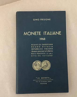 MONETE ITALIANE 1968, FRISIONE Catalogo illustrato