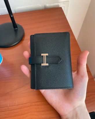 Portafogli Hermès Nero in Pelle