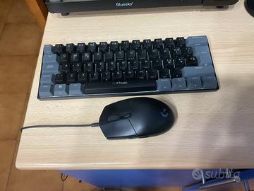 Tastiera meccanica,mouse logitech GAMING