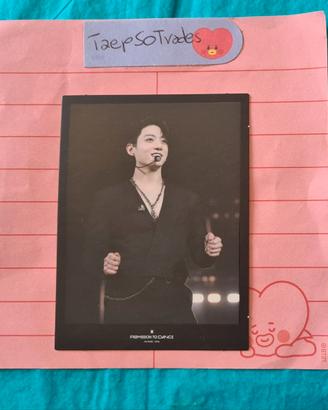 Cartolina ufficiale BTS Jungkook album PTD