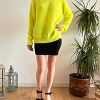 Maglione giallo fluo Vicolo