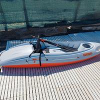 Canoa Kayak Ouassou Monoposto Grigio
