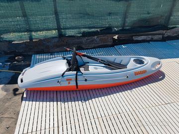 Canoa Kayak Ouassou Monoposto Grigio