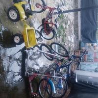 biciclette uomo e bambino 