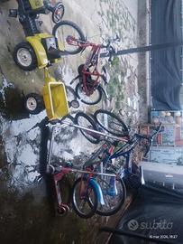 biciclette uomo e bambino 