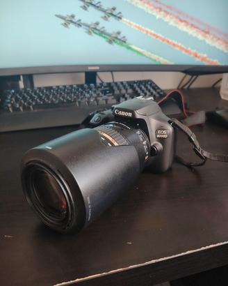 Canon 4000D + Tamron ef 70-300 f4/5.6 + 5 Batterie