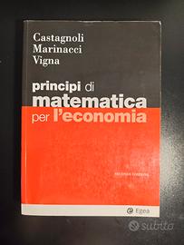 Principi di matematica per l'economia