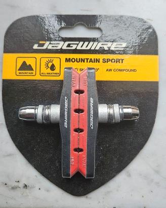 Pattini freno MTB JAGWIRE  JS908T Rossi