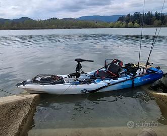 kayak triken 405 a pedali pesca