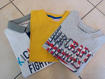 Set 3 magliette  Brums e Majoral bimbo  7 anni