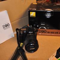 Nikon D90 +obbiettivo 18-105
