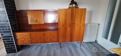 credenza anni 60 teak