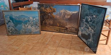 Set da TRe Puzzle con cornice