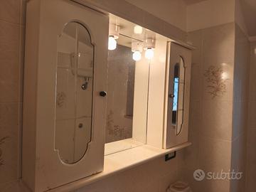 Specchio da bagno con sportelli 
