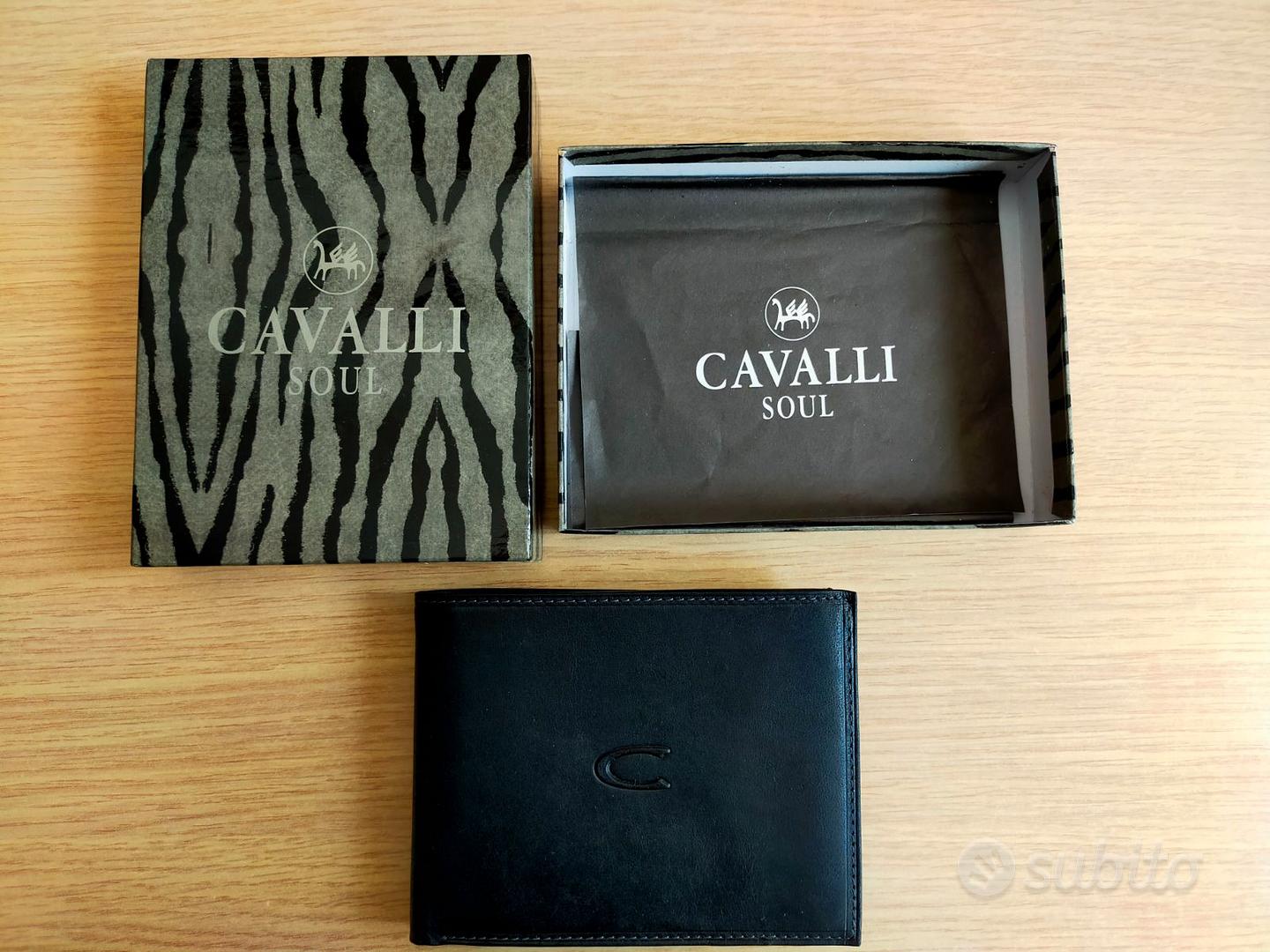 Roberto cavalli hot sale portafoglio uomo